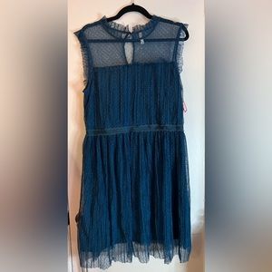 Xhilaration teal XL party dress.